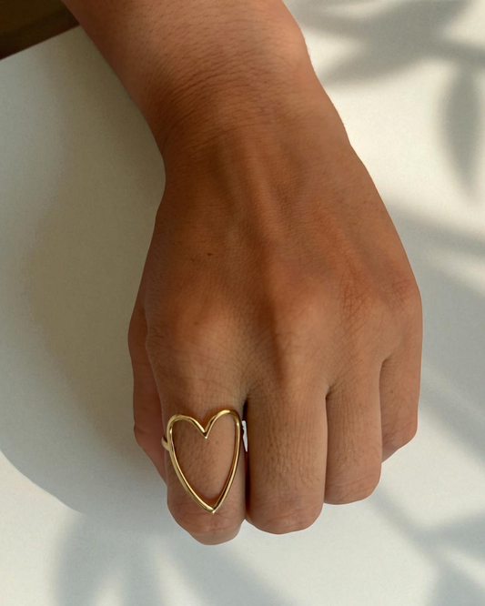 Anillo Cuore Dorado