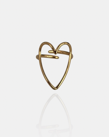 Anillo Cuore Dorado